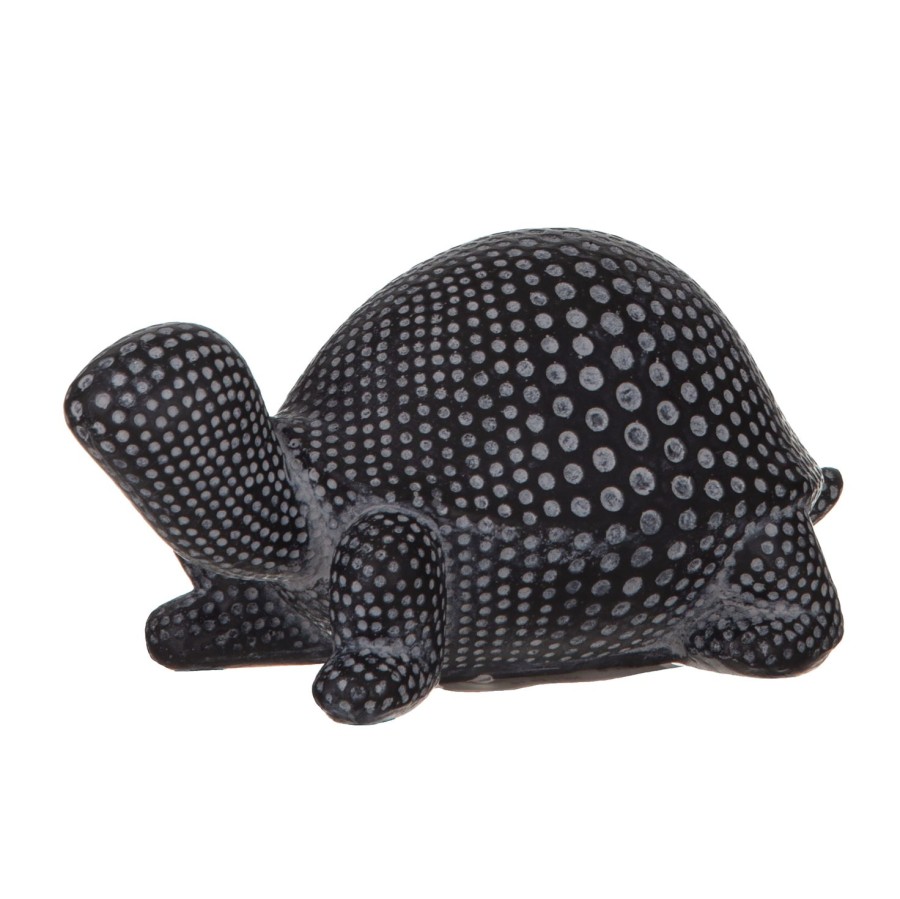 Decor Items | Amalfi Turtle Sculpture - Black/White