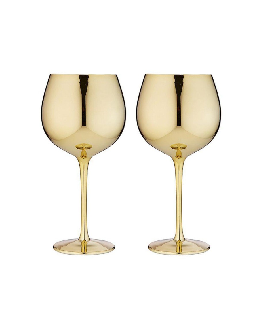 Dining & Entertaining | Tempa Aurora Gold 2Pk Gin Glass