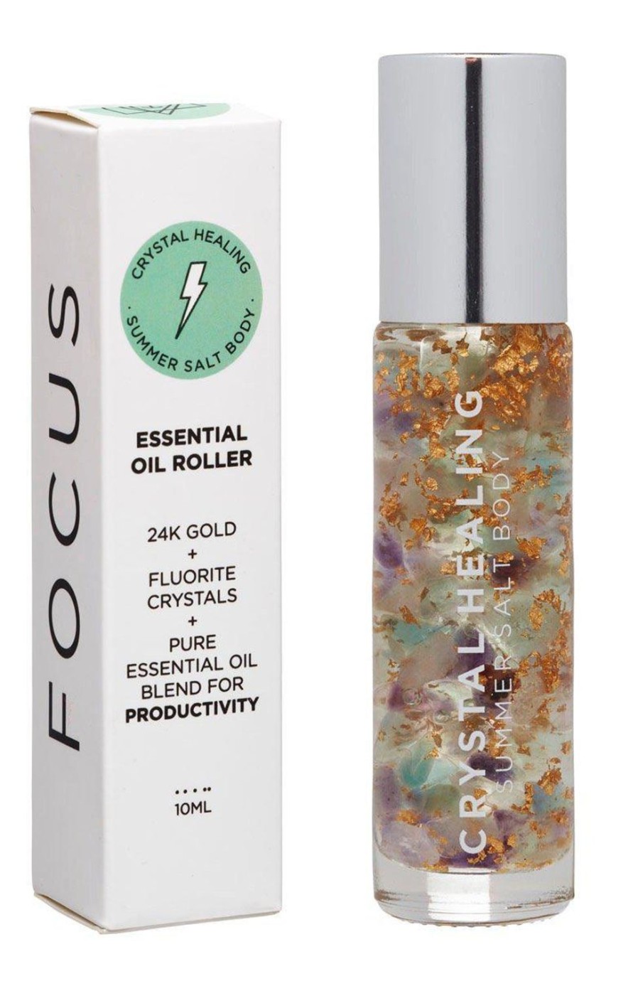 Beauty & Well-Being | Summer Salt Body Focus Essential Oil Roller - 10Ml