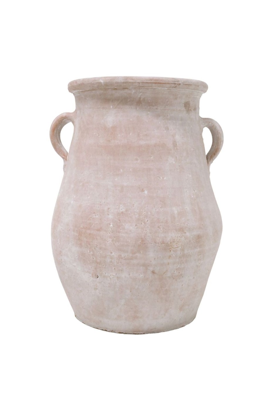 Pots, Planters & Vases | Robert Mark Adina Terracotta Pot 33Cm - White Wash