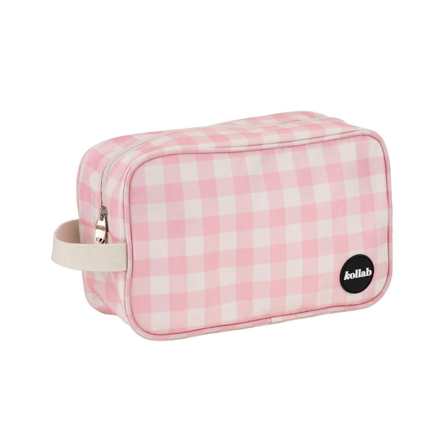 Travel & Outdoors | Kollab Holiday Travel Bag Candy Pink Check