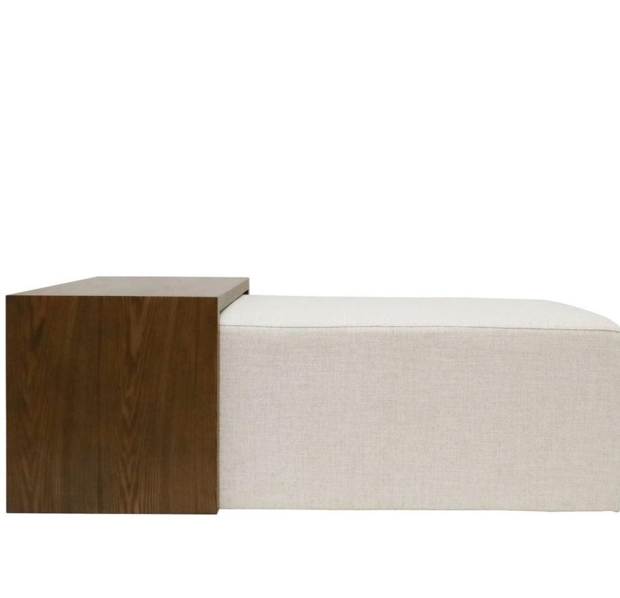 Furniture | Banyan Home Noel Ottoman Table - Oatmeal