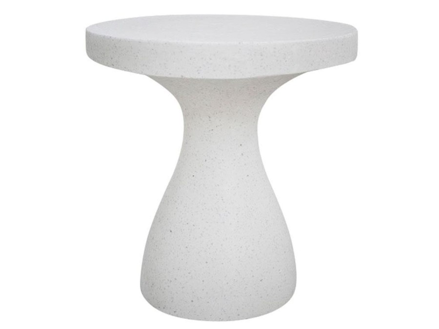 Furniture | Robert Mark Terrazzo Table 54Cm - White