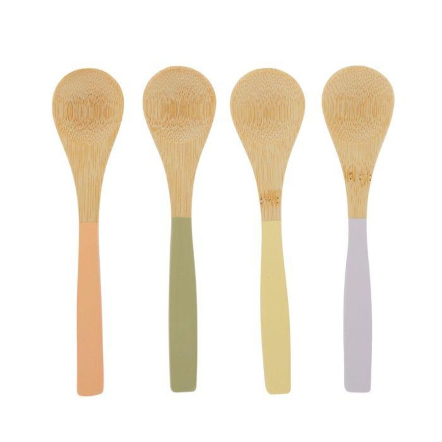 Dining & Entertaining | Coast To Coast Home Bala S/4 Bamboo Spoons - Pastel