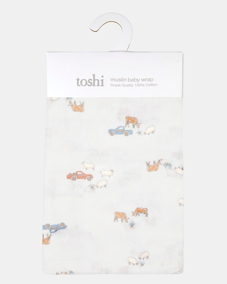 Nursery & Nurture | Toshi Wrap Muslin Classic - Sheep Station