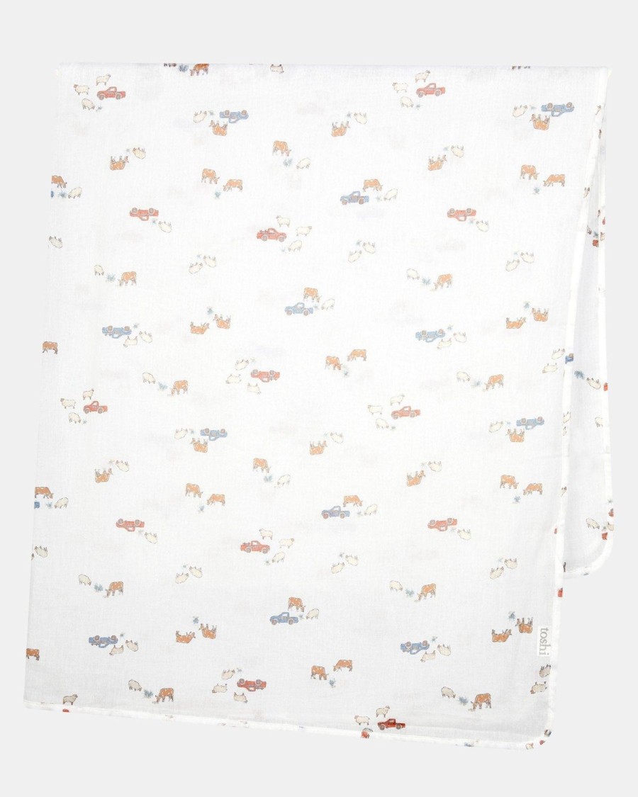 Nursery & Nurture | Toshi Wrap Muslin Classic - Sheep Station