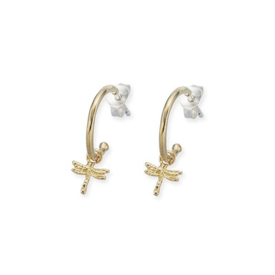 Jewellery | Palas Dragonfly Hoop Earrings