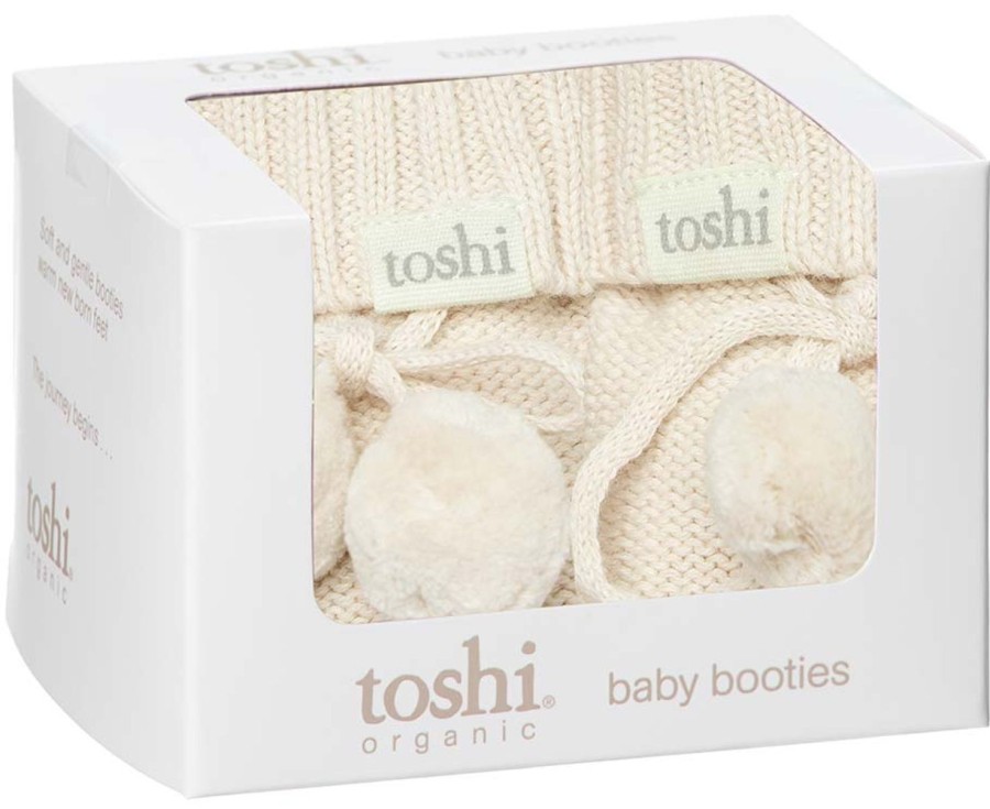 Clothing & Accessories | Toshi Organic Booties Marley Cream