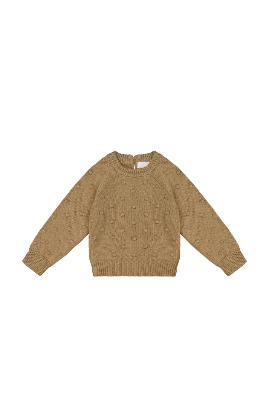 Clothing & Accessories | Jamie Kay Dotty Knit Jumper - Caramel Cream