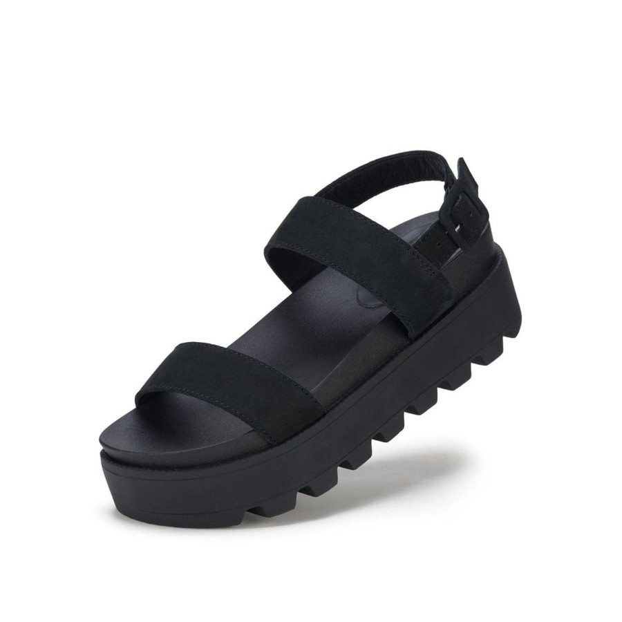 Footwear | Rollie Zeze Wedge Strap All Black