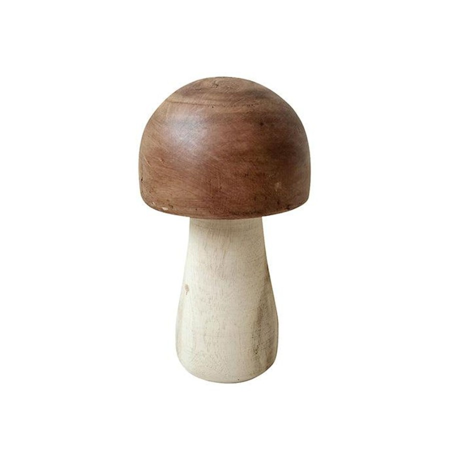 Decor Items | Pure Homewares Chico Timber Natural Brown Mushroom - Large