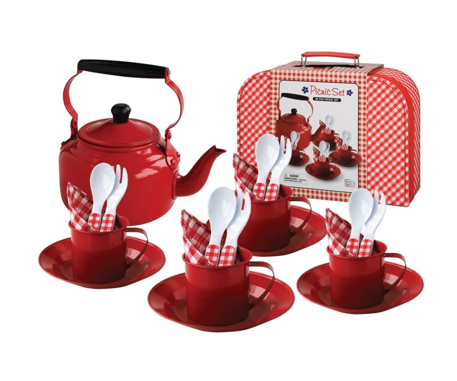 Toys | Knox & Floyd Tin Picnic Set With Carry Case