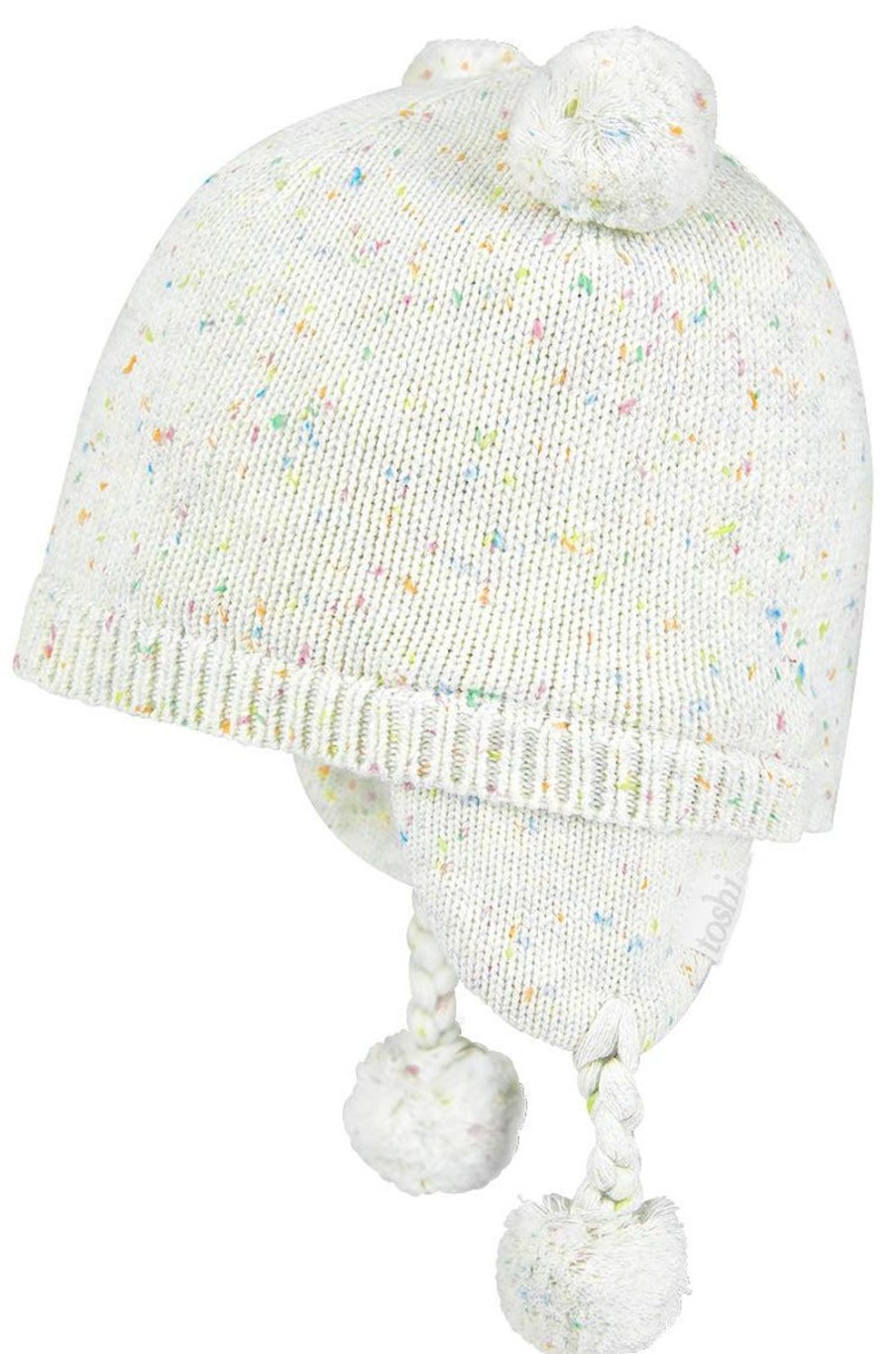 Hats & Beanies | Toshi Organic Earmuff Snowy Snowflake