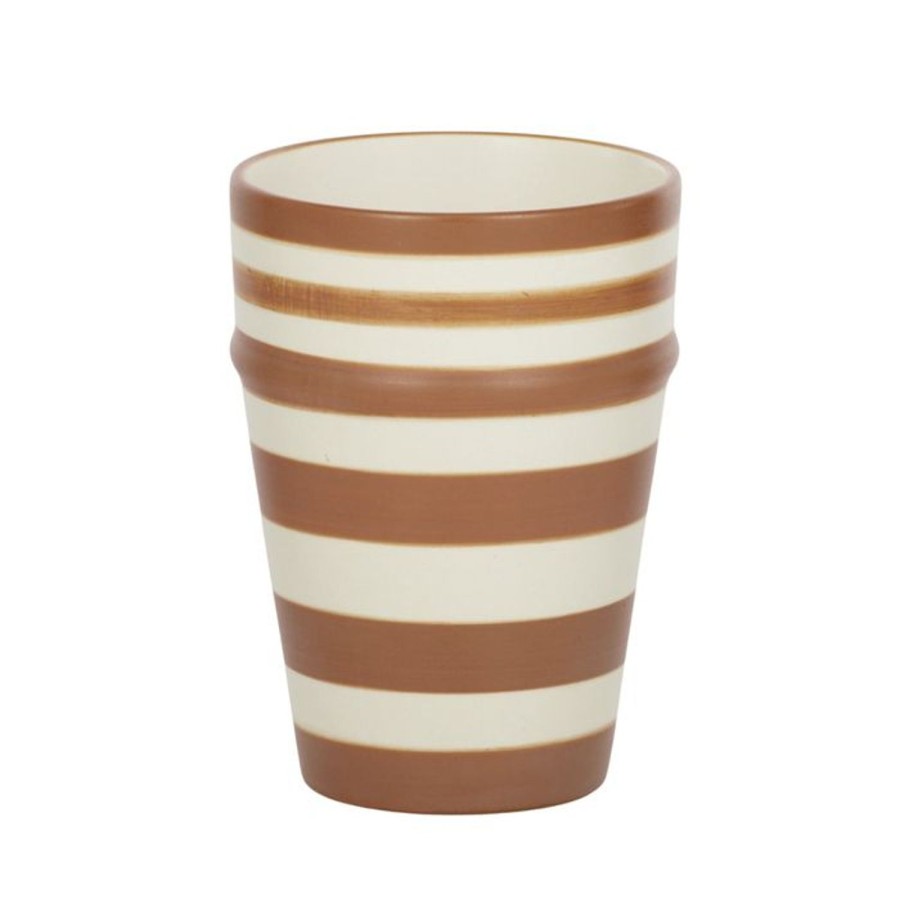 Dining & Entertaining | Coast To Coast Home Calypso Ceramic Latte Cup - Terra