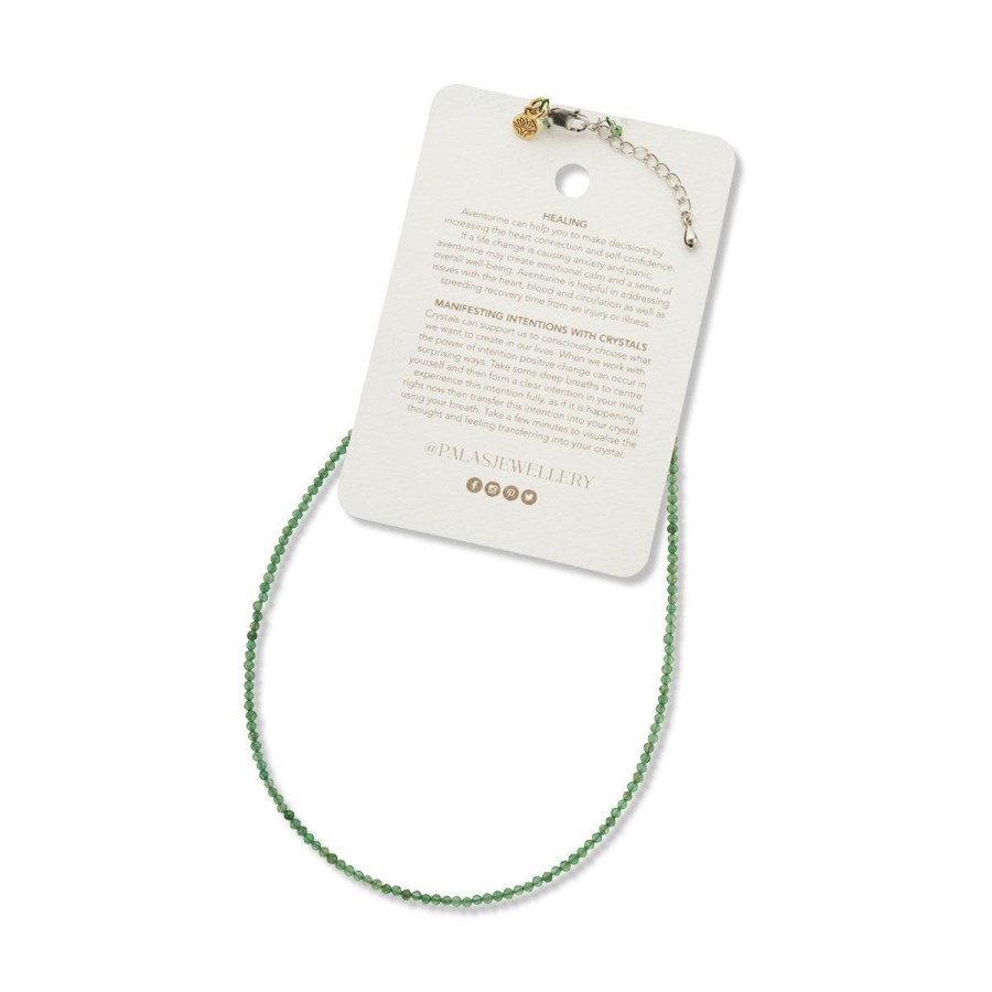 Jewellery | Palas Aventurine Empower Gem Necklace