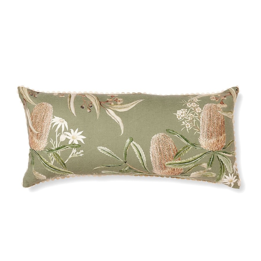 Soft Furnishings | Madras Link Marysville Green Cushion 35X75Cm