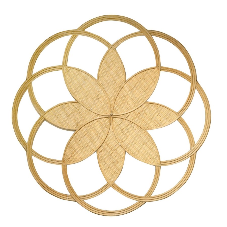 Wall Decor | Robert Mark Malmo Rattan Wall Decor - Natural