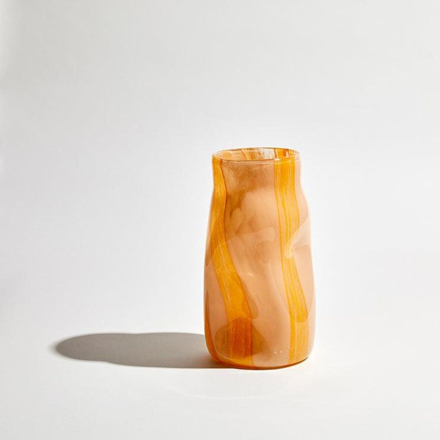 Pots, Planters & Vases | Ben David by KAS Candy Vase Cylinder Nude/Mango