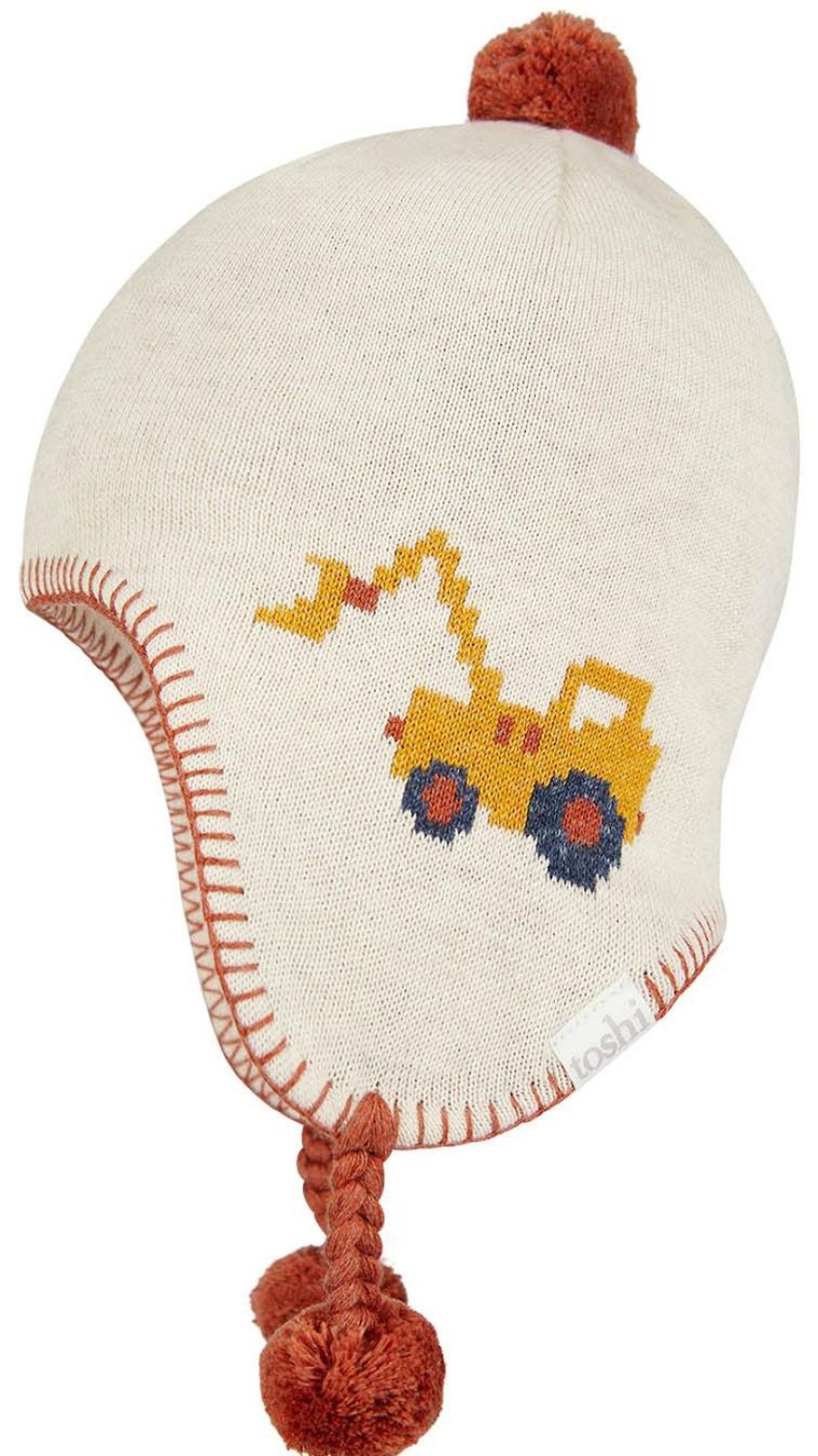 Hats & Beanies | Toshi Organic Earmuff Storytime Earthmover