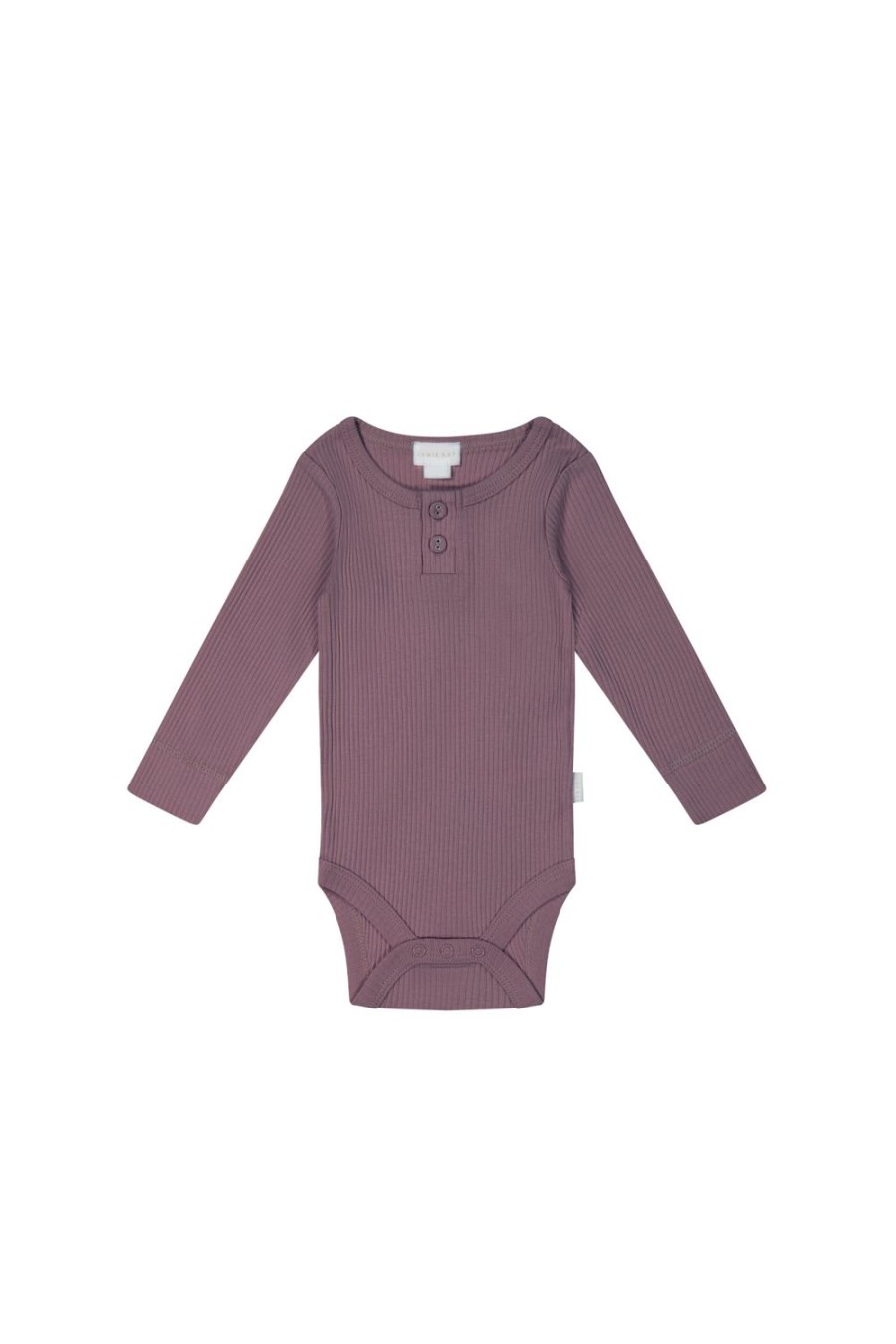 Clothing & Accessories | Jamie Kay Organic Cotton Modal Long Sleeve Bodysuit - Mauve