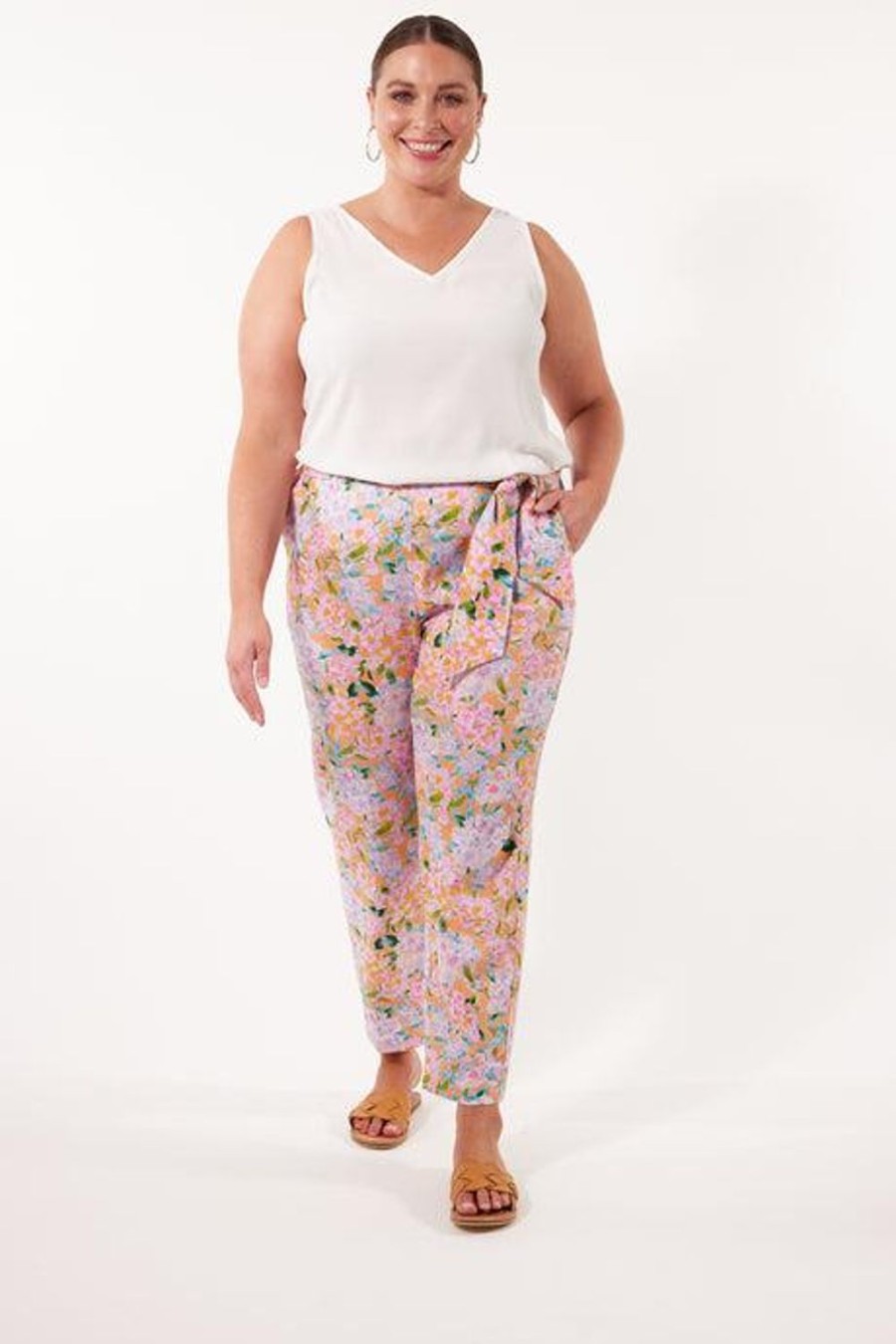 Pants | Isle Of Mine Flora Pant - Sunset Hydrangea