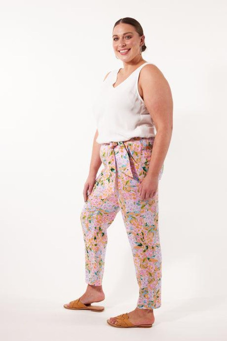 Pants | Isle Of Mine Flora Pant - Sunset Hydrangea