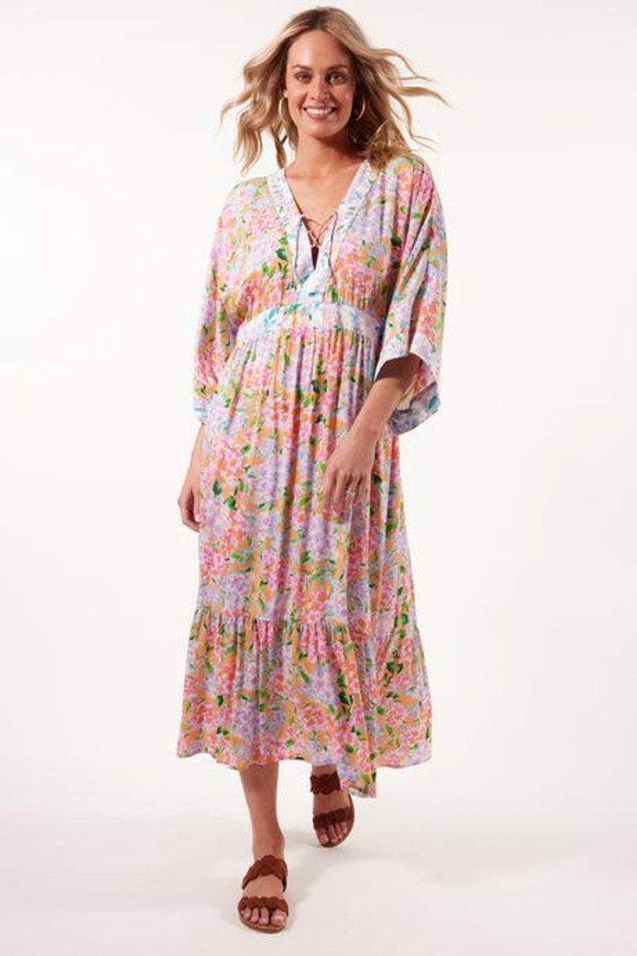 Dresses | Isle Of Mine Botanical Relax Dress - Sunset Hydrangea