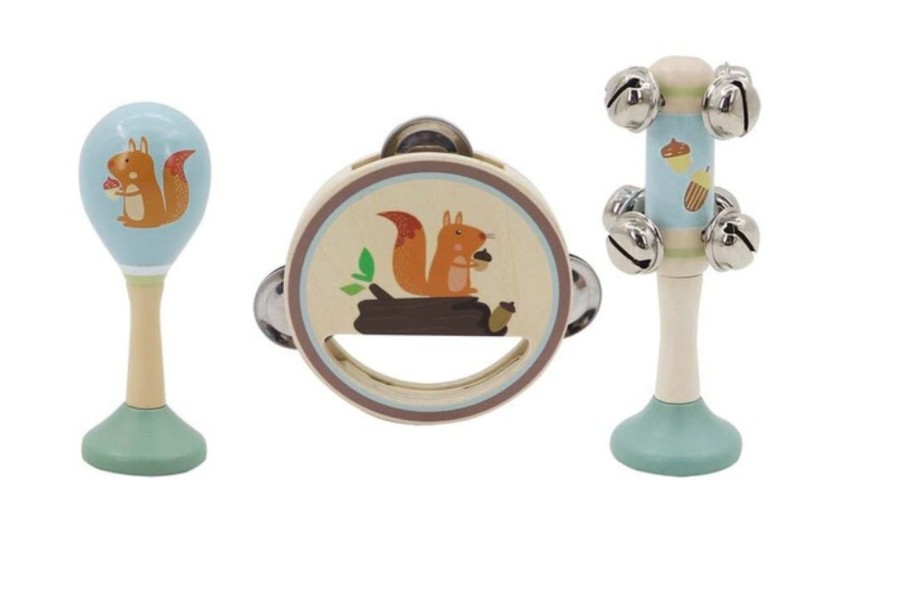 Toys | Eleganter Woodland 3 Piece Musical Set