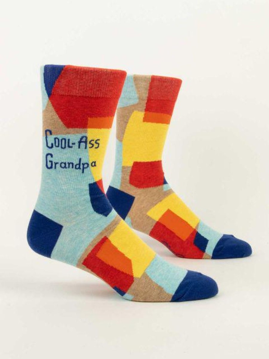 Fun & Games | Blue Q Cool-Ass Grandpa Men'S Crew Socks