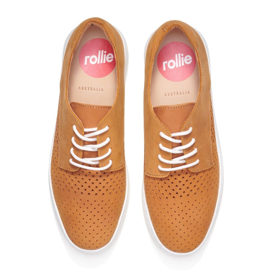 Footwear | Rollie Derby City Punch Rustic Tan