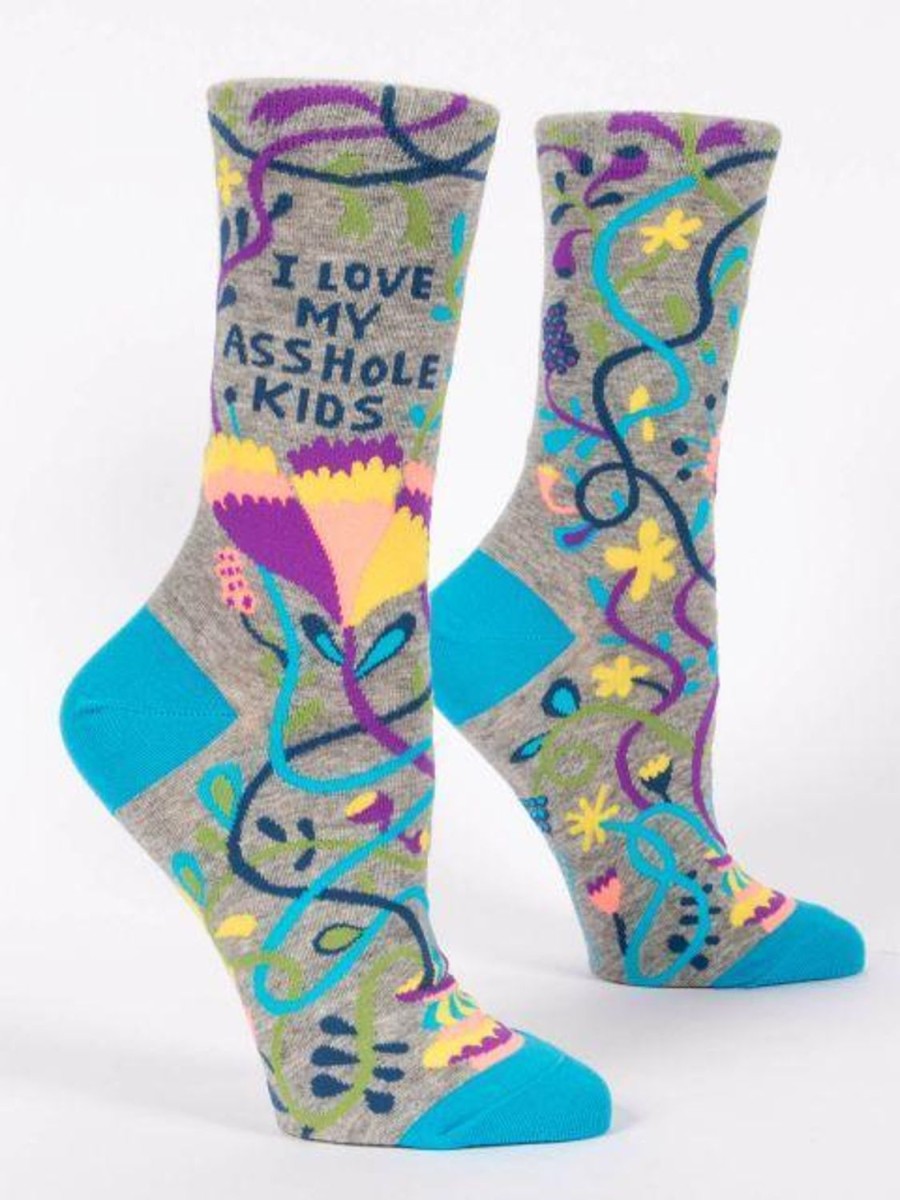 Fun & Games | Blue Q I Love My Asshole Kids Women'S Crew Socks