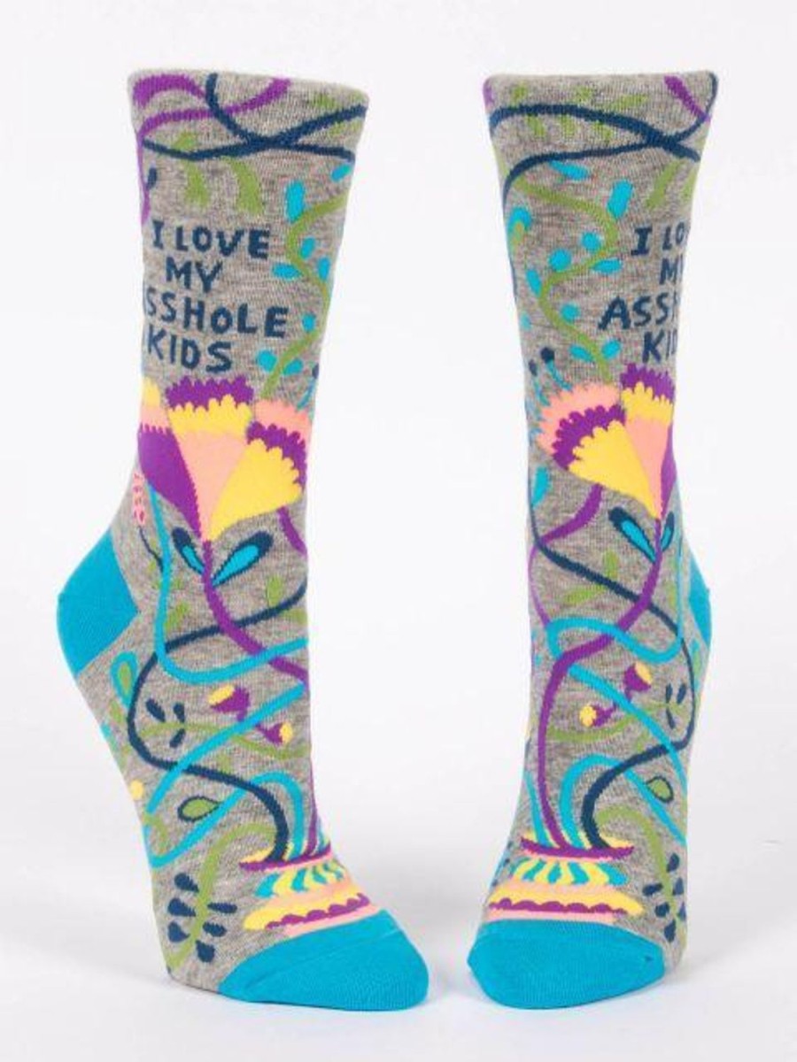 Fun & Games | Blue Q I Love My Asshole Kids Women'S Crew Socks