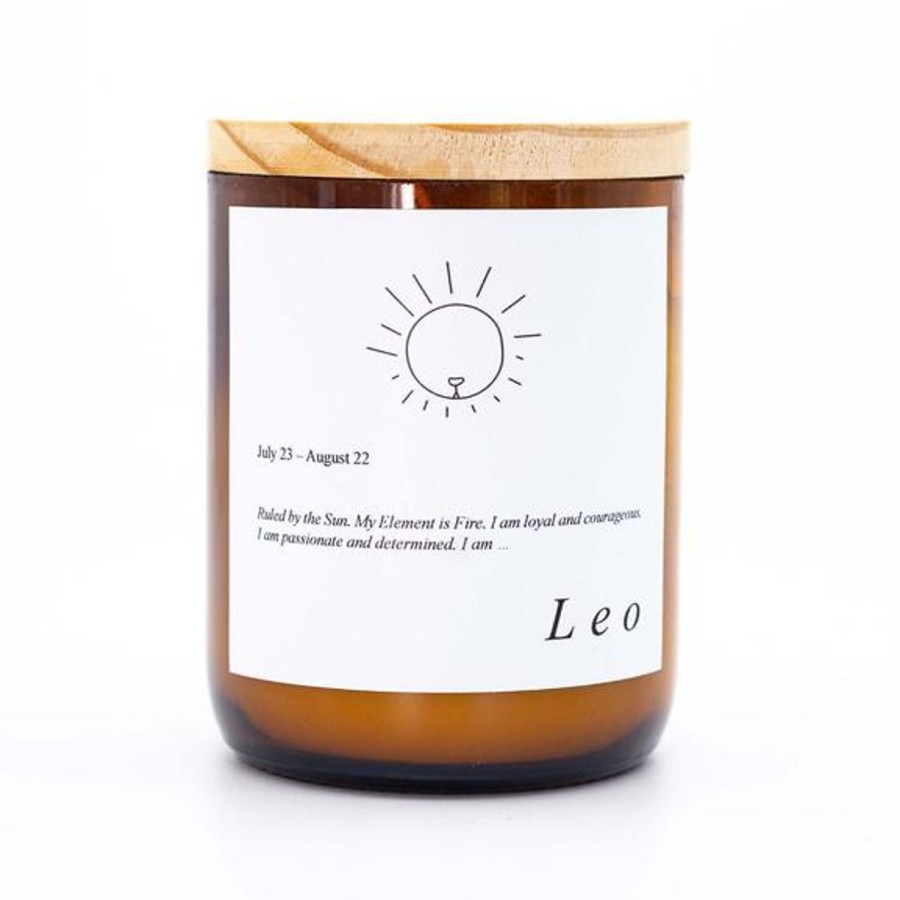 Candles & Fragrance | The Commonfolk Collective Zodiac Mid Soy Candle - Leo Hudson Valley