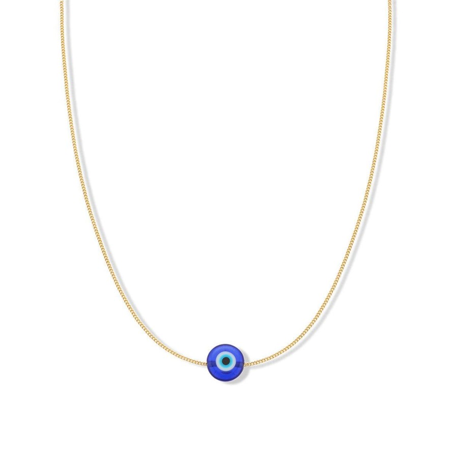 Jewellery | Palas Evil Eye Protection Necklace (Gold Plated)