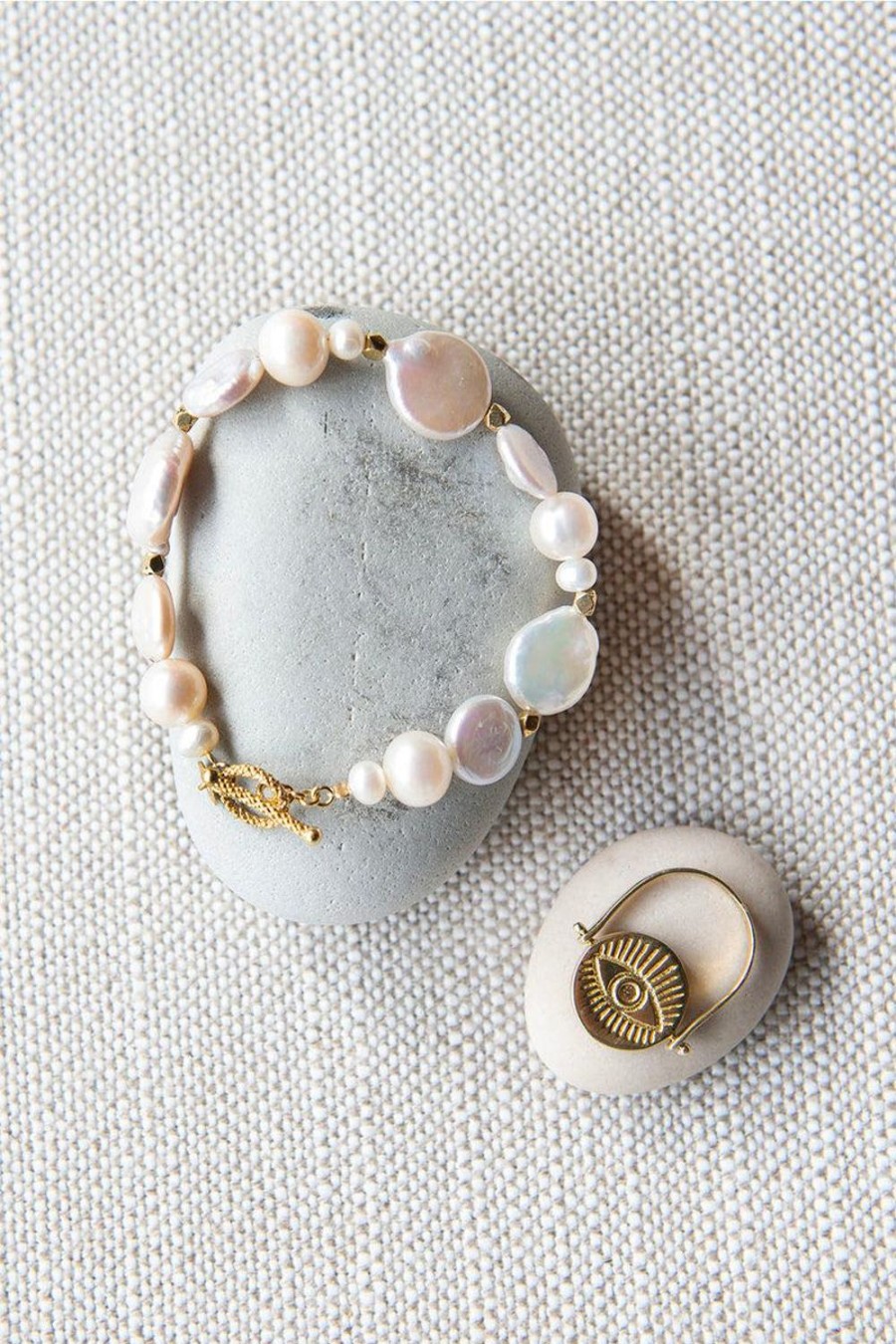 Jewellery | Palas Ocean Treasure Pearl Fob Bracelet