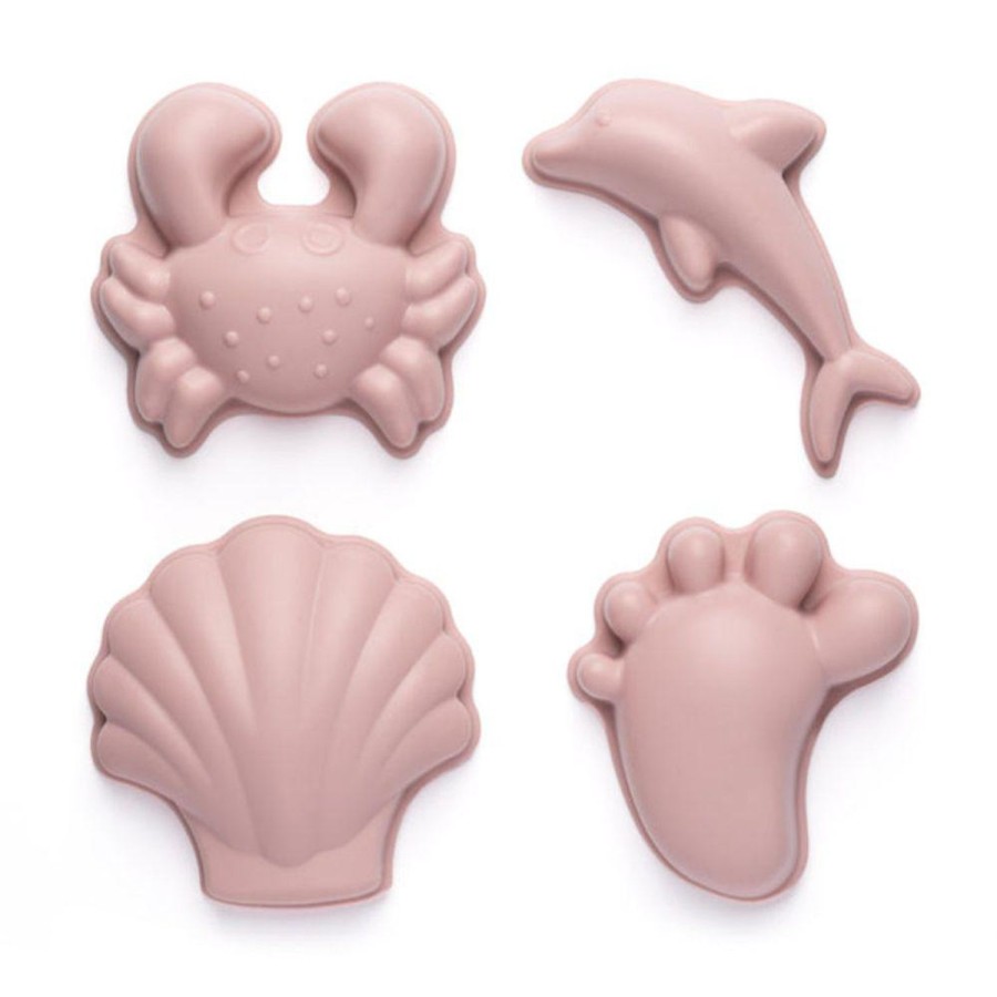 Toys | Scrunch Scrunch Footprint Moulds - Dusty Rose