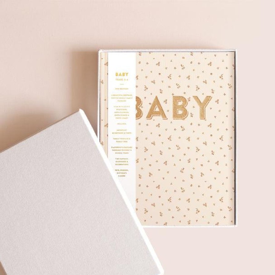 Nursery & Nurture | Fox & Fallow Baby Book Broderie Boxed