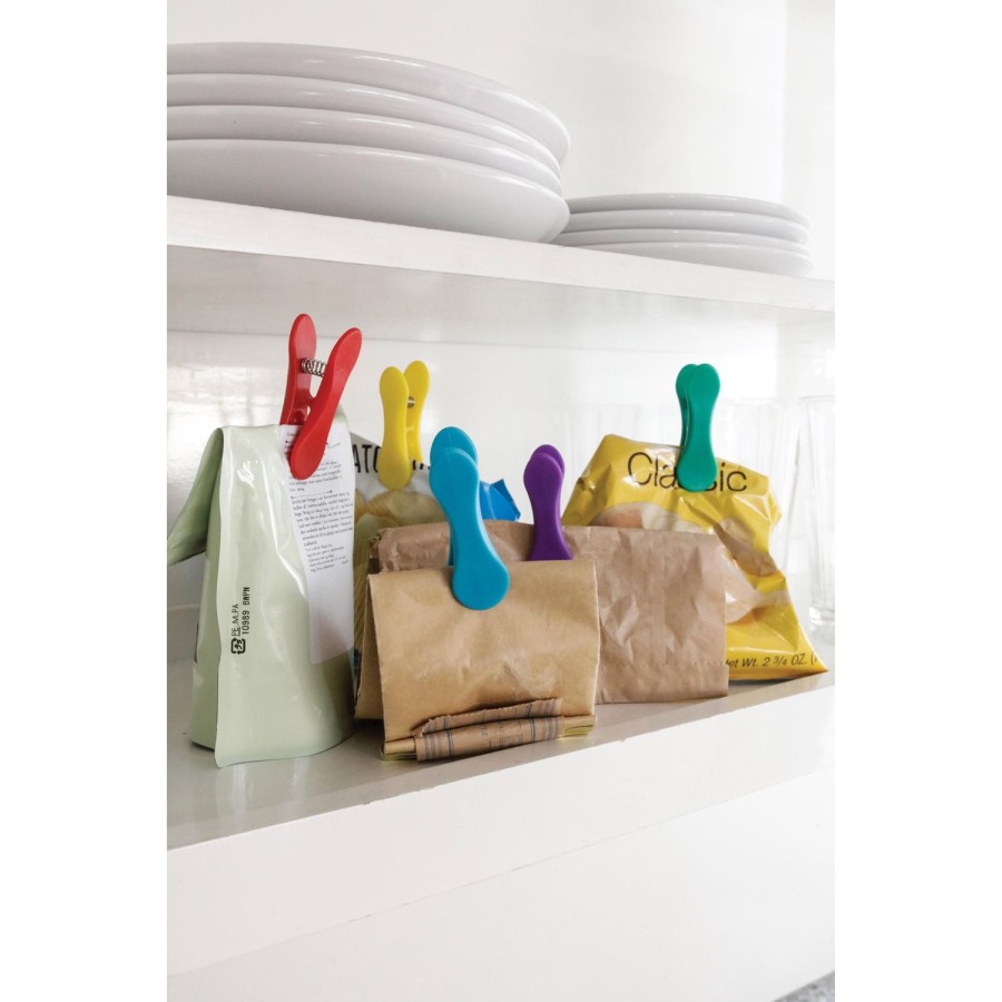 Kitchenware | Kikkerland Rainbow Bag Clips