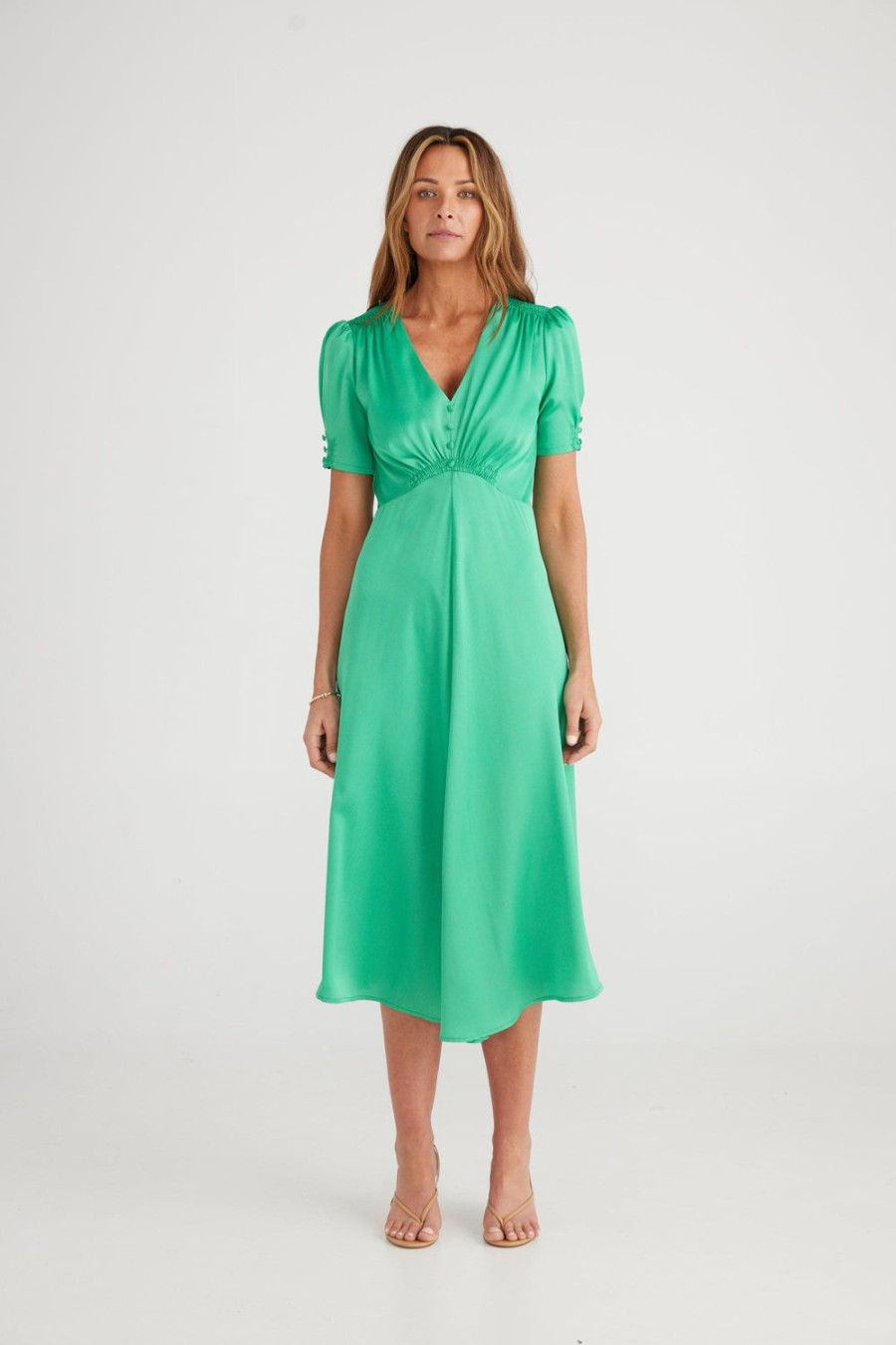 Dresses | Brave & True Arabelle Dress - Green