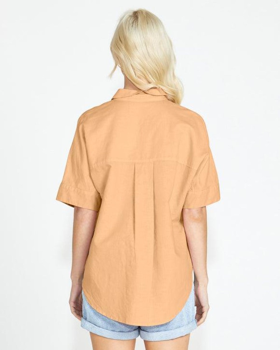 Tops | SASS Aria Classic Shirt - Tan