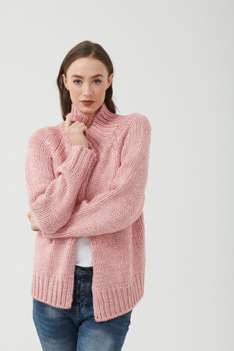 Knitwear & Jumpers | 365 Days Blake Slouchy Cardi - Musk