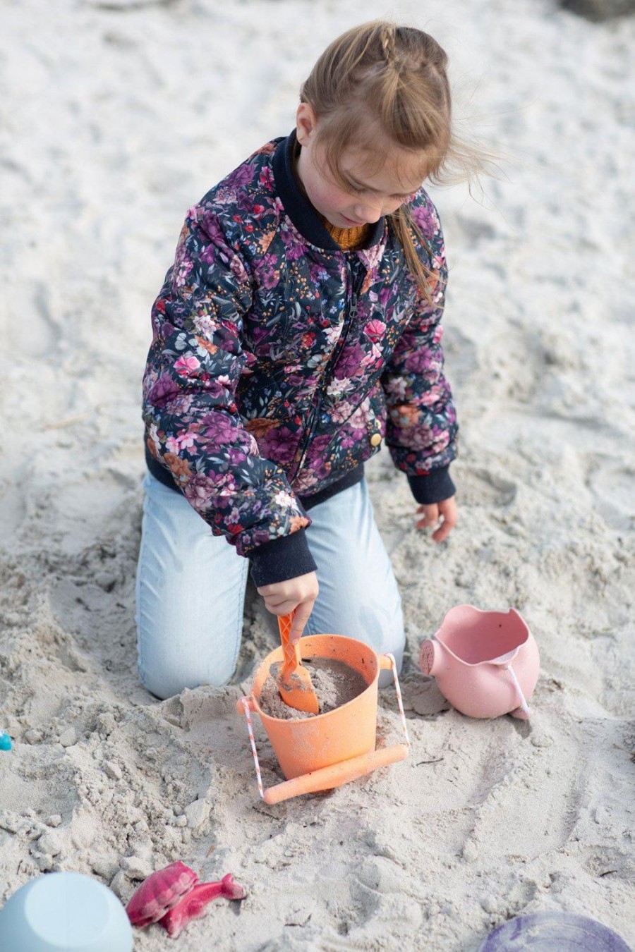 Toys | Scrunch Scrunch Bucket - Coral