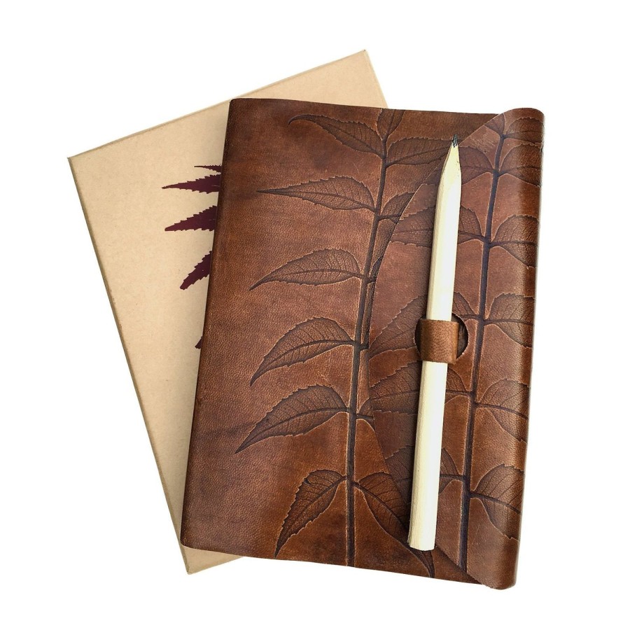 Journals, Books & Calendars | NERO Leather Journal With Pencil