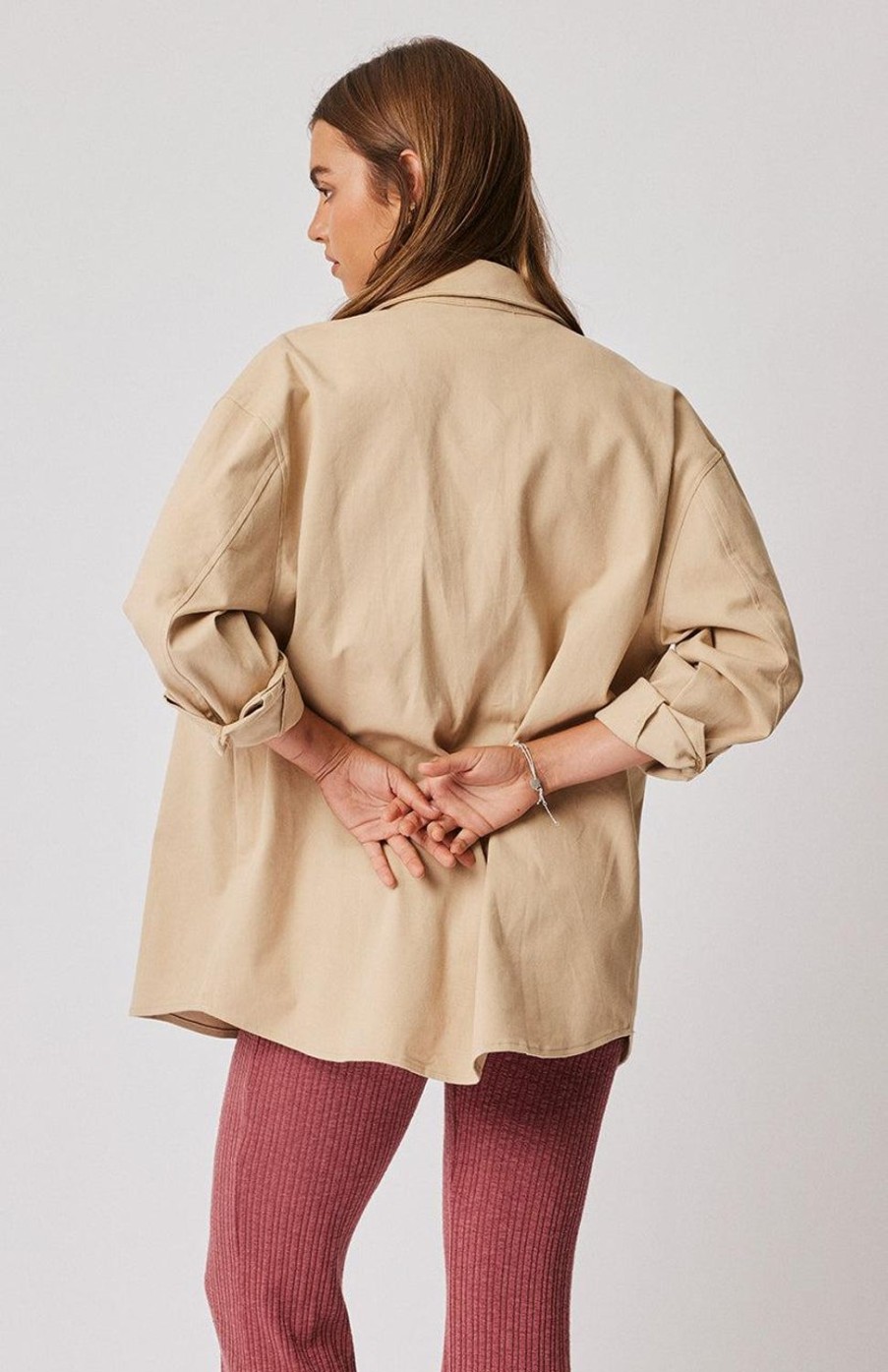 Jackets, Coats & Vests | Cartel & Willow Jayde Shacket - Maple