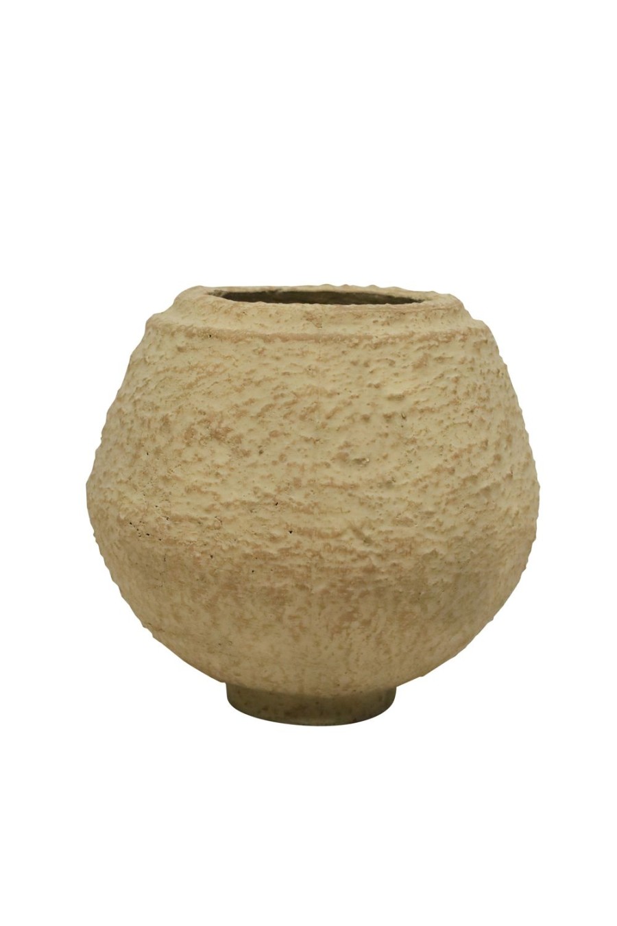 Pots, Planters & Vases | Robert Mark Luna Vase 19Cm - Textured Beige