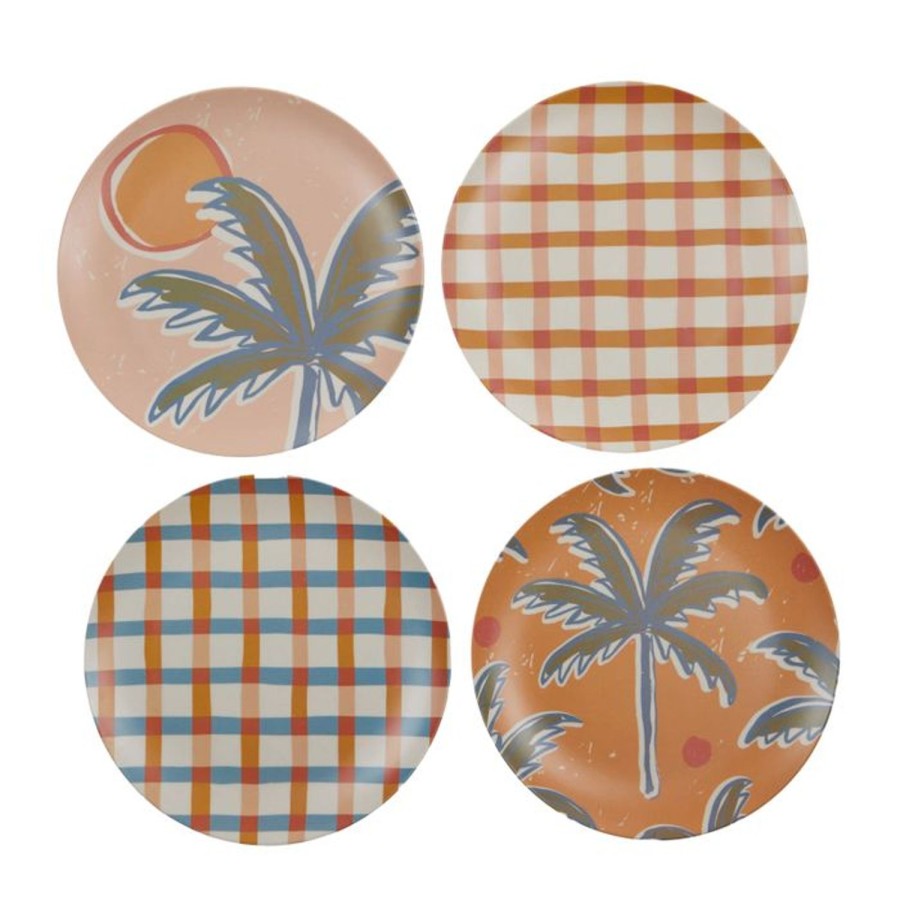 Dining & Entertaining | Coast To Coast Home Sol Bamboo Fibre Plate - 4 Asst