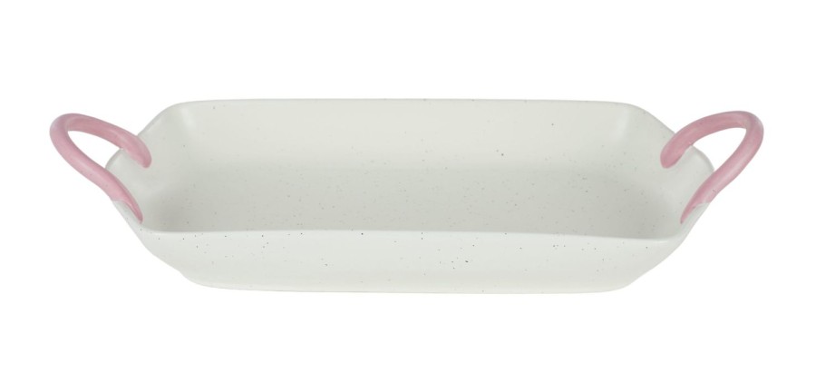 Dining & Entertaining | Coast To Coast Home Vida Ceramic Tray - Cream/Lilac