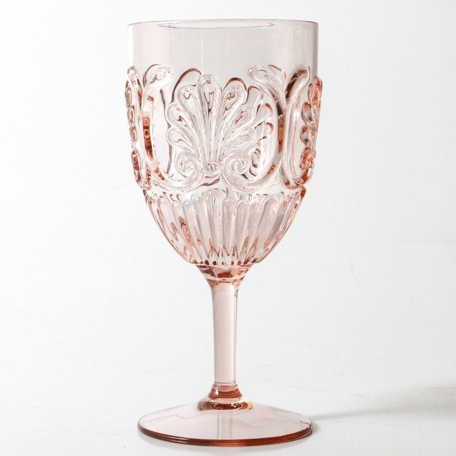 Dining & Entertaining | Indigo Love Flemington Acrylic Wine Glass - Pale Pink