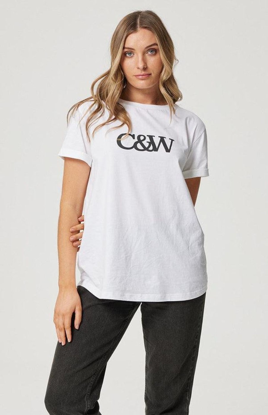 Tops | Cartel & Willow Marlo Tee - White