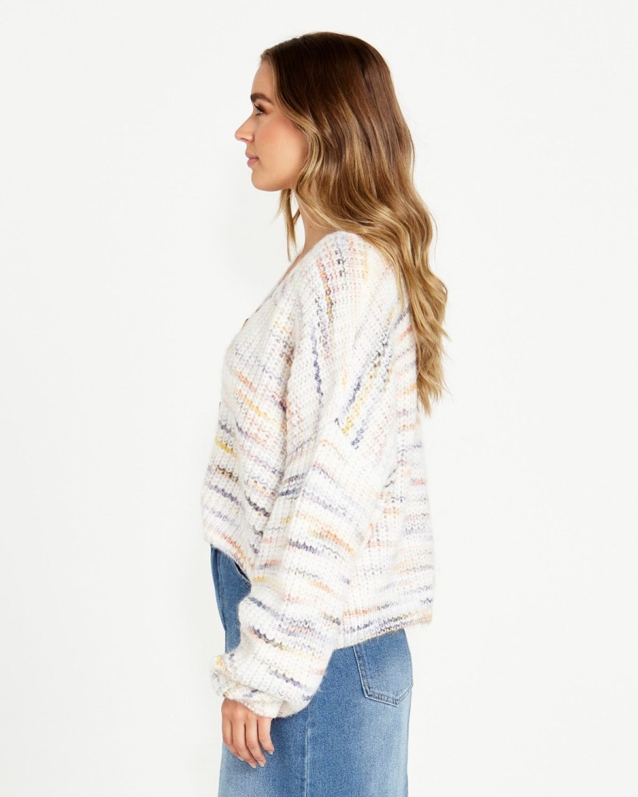 Knitwear & Jumpers | SASS Pepper Space Cardi - Rainbow Marle